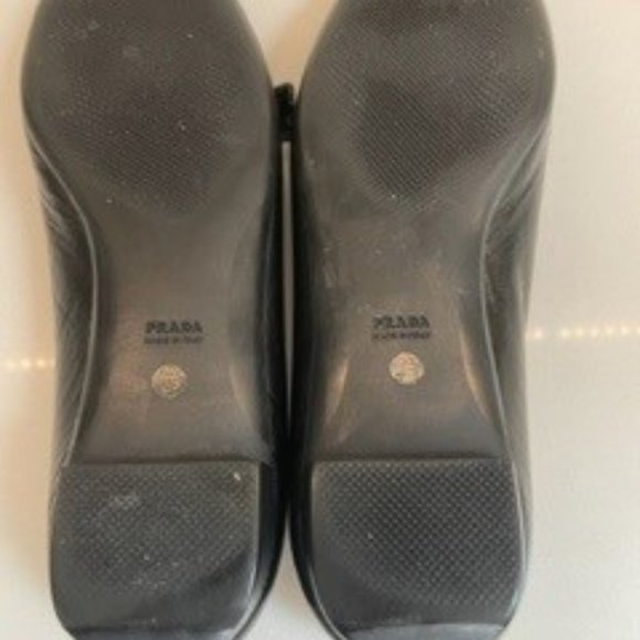 Prada Loafers with Silver Buckles - Picture 6 of 10